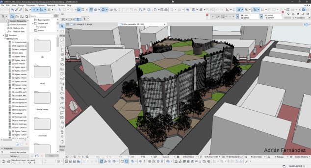 Software de diseño paramétrico para edificio en el Curso de Posgrado en Diseño Paramétrico con Visual Programming en BIM