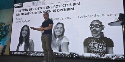 Evelio Sánchez durante su presentación en EUBIM 2025