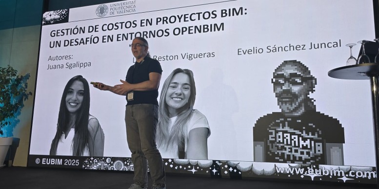 Evelio Sánchez durante su presentación en EUBIM 2025