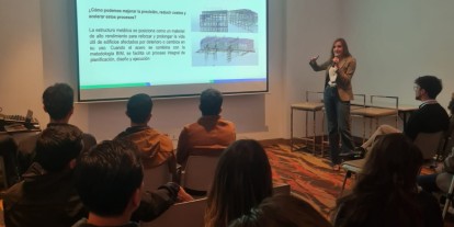 Momneto de la presentación durante el Local Hub de Bogotá