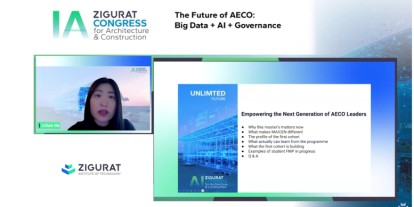 Captura de pantalla de la intervención de Lilian Ho en el IA Congress de ZIGURAT