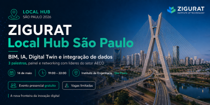 Imagen de un puente con la información sobre el Local Hub: horario, título, fecha