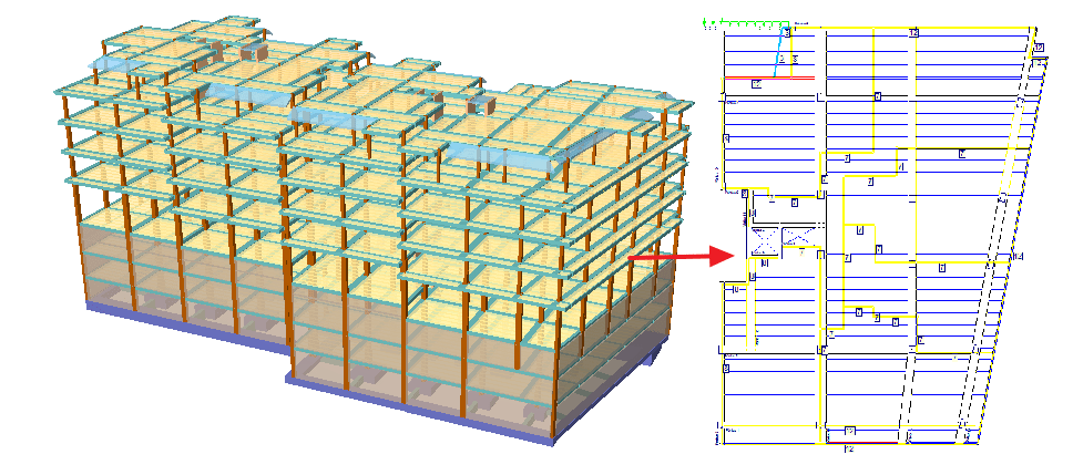 pórticos concreto armado