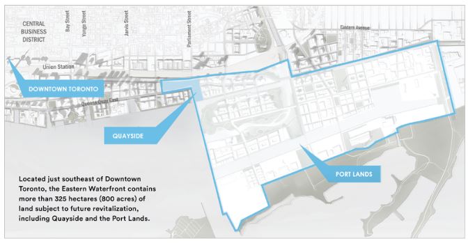 Toronto Sidewalk Project - area