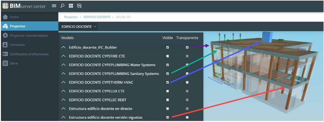 interoperabilidad estructuras - bim server center