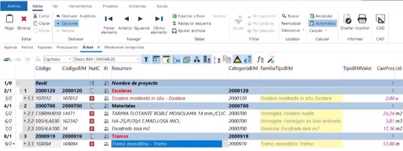 escalera revit