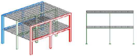 Modelos parciales de un edificio