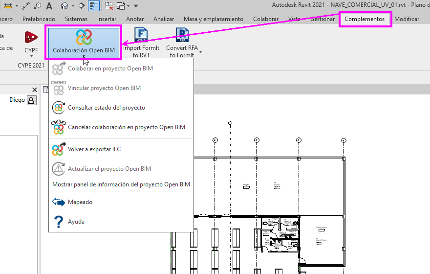 objetos MEP - Plugin Open BIM Revit