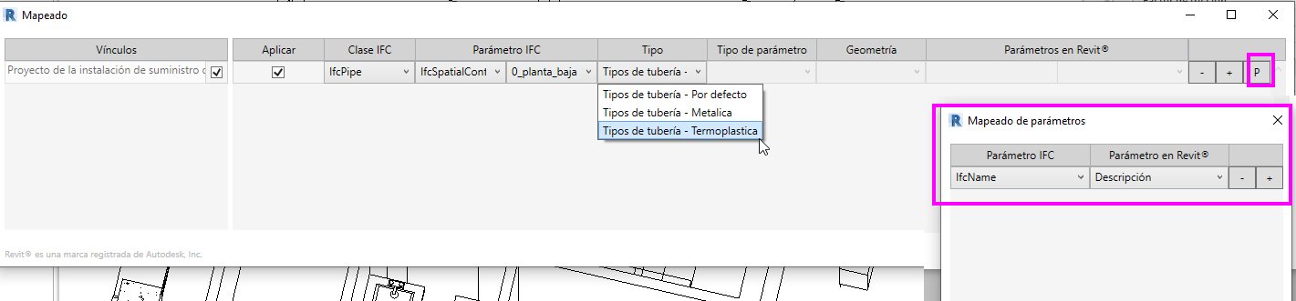 objetos MEP CYPE Revit