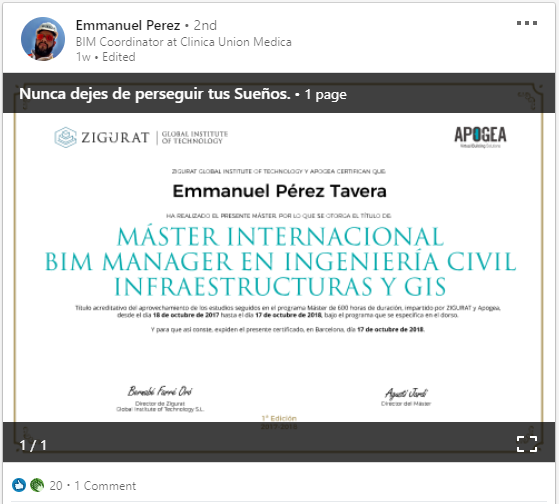 primera edición de BIM Managers especializados