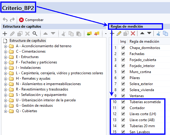 Criterio global de medición de instalaciones MEP (Open BIM Quantities)